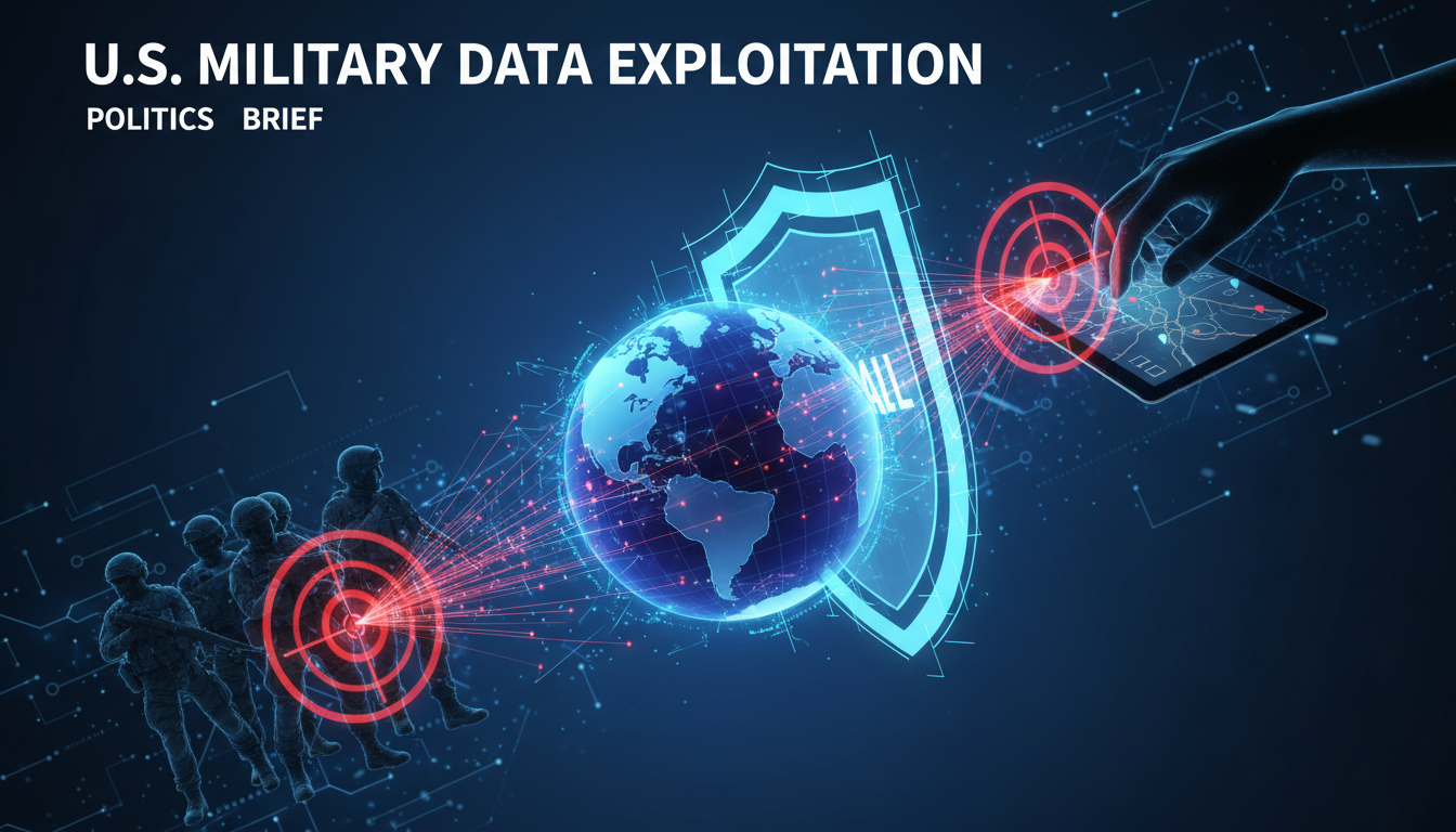 U.S. Military Warns of Commercial Data Risks to Troops | A47 News